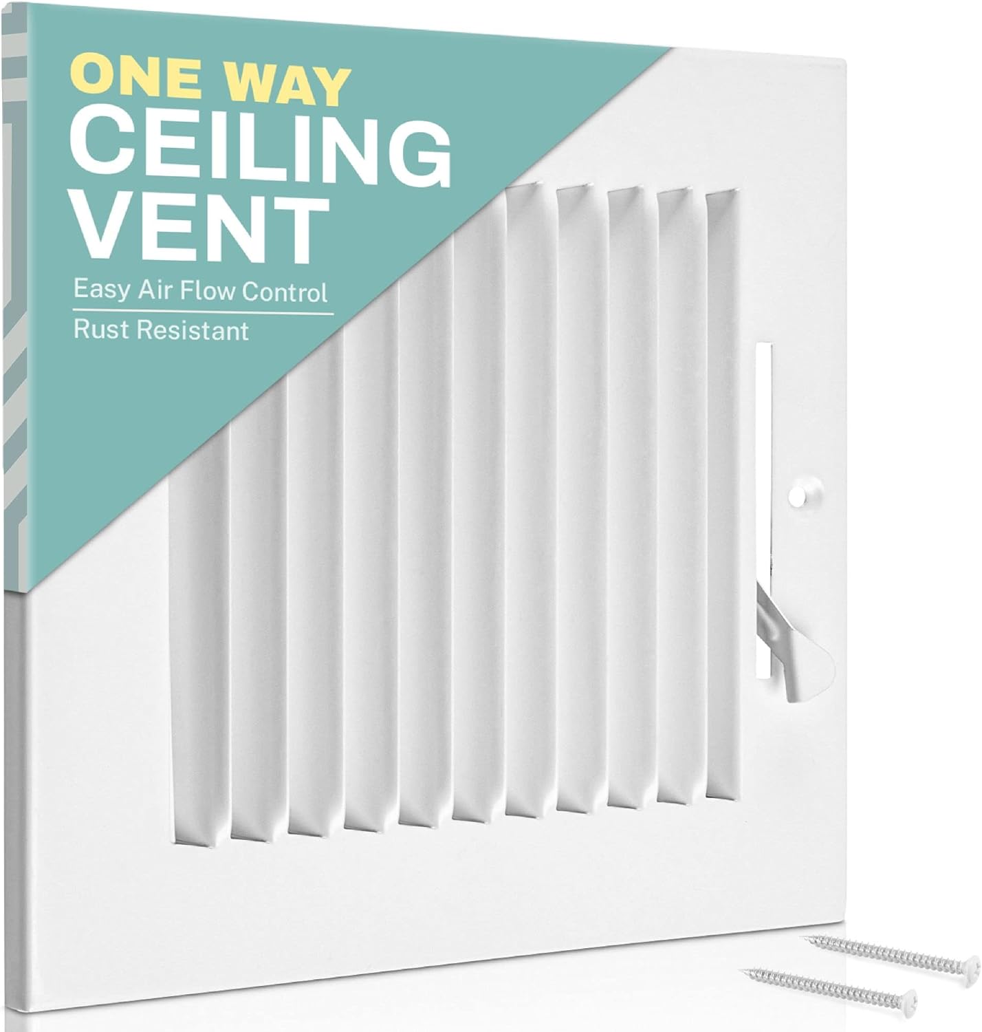 1-Way Ceiling & Wall Air Vent Register