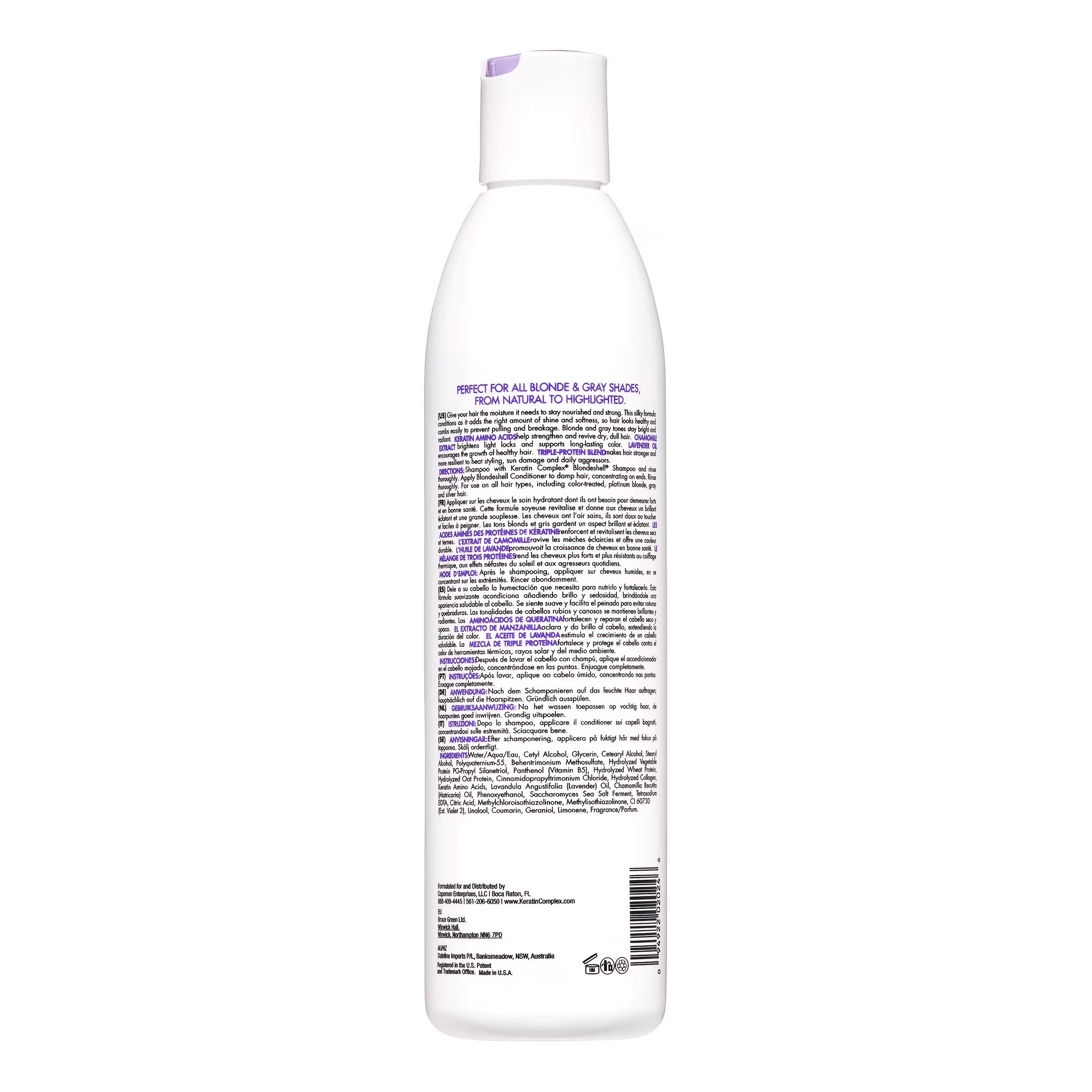 Keratin Complex Blondeshell Conditioner 13.5oz Keratin Enhanced Hair Care