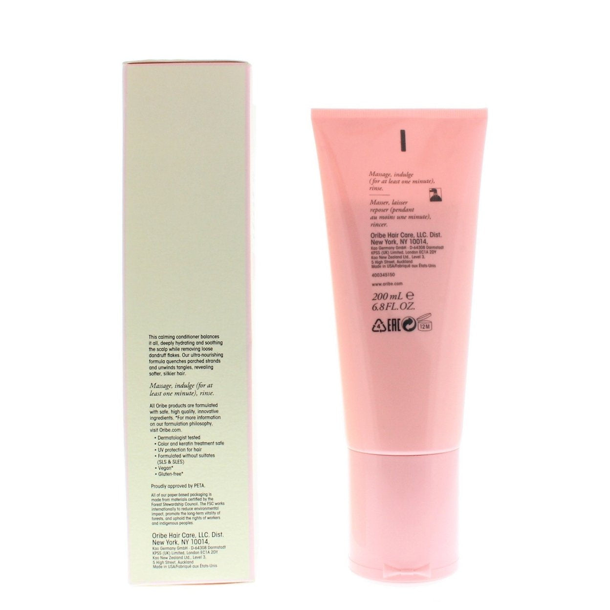 Oribe Serene Scalp Balancing Conditioner 6.8oz Soothing Hydration Dandruff Care