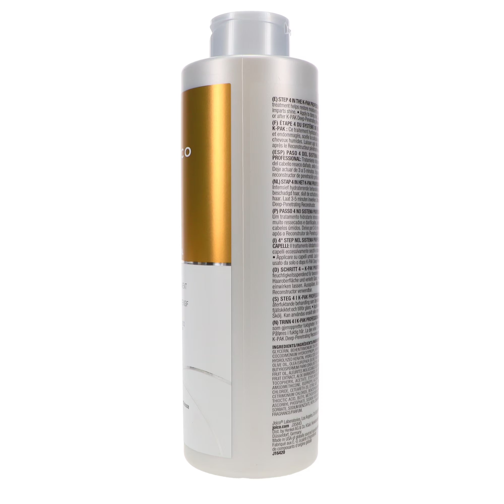 Joico K-Pak Intense Hydrator Treatment 33.8 oz