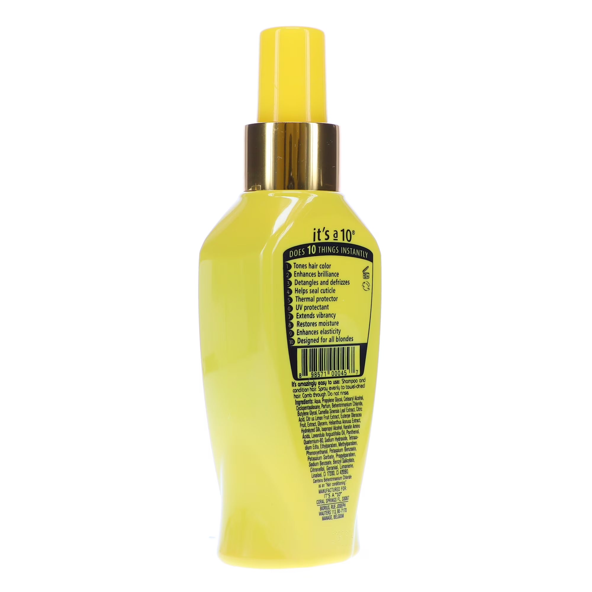 It's a 10 Miracle Blonde Leave-In 4 oz