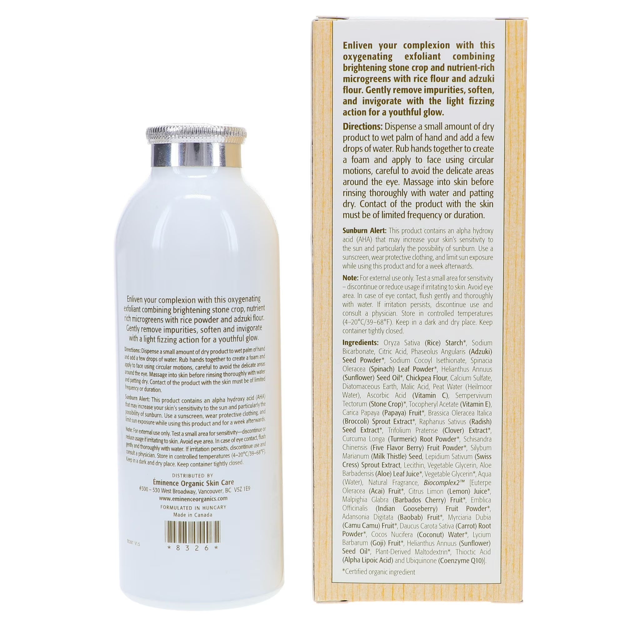 Eminence Stone Crop Oxygenating Fizzofoliant 4.2 oz