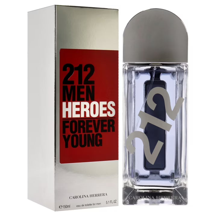 Carolina Herrera 212 Heroes Forever Young , 5.1 oz EDT Spray