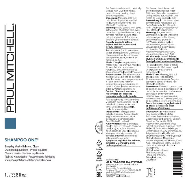 Paul Mitchell Shampoo One