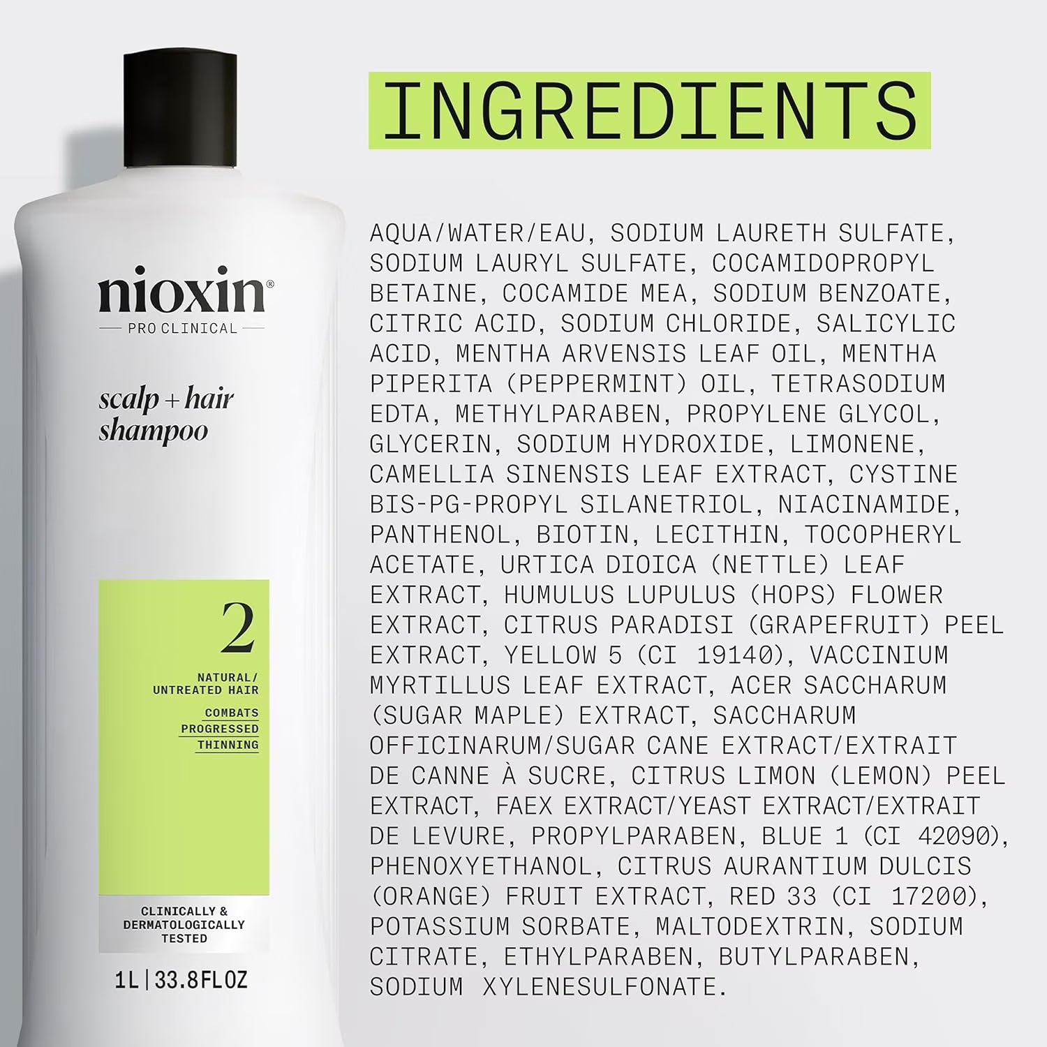 Nioxin Scalp + Hair Thickening System 2 Shampoo