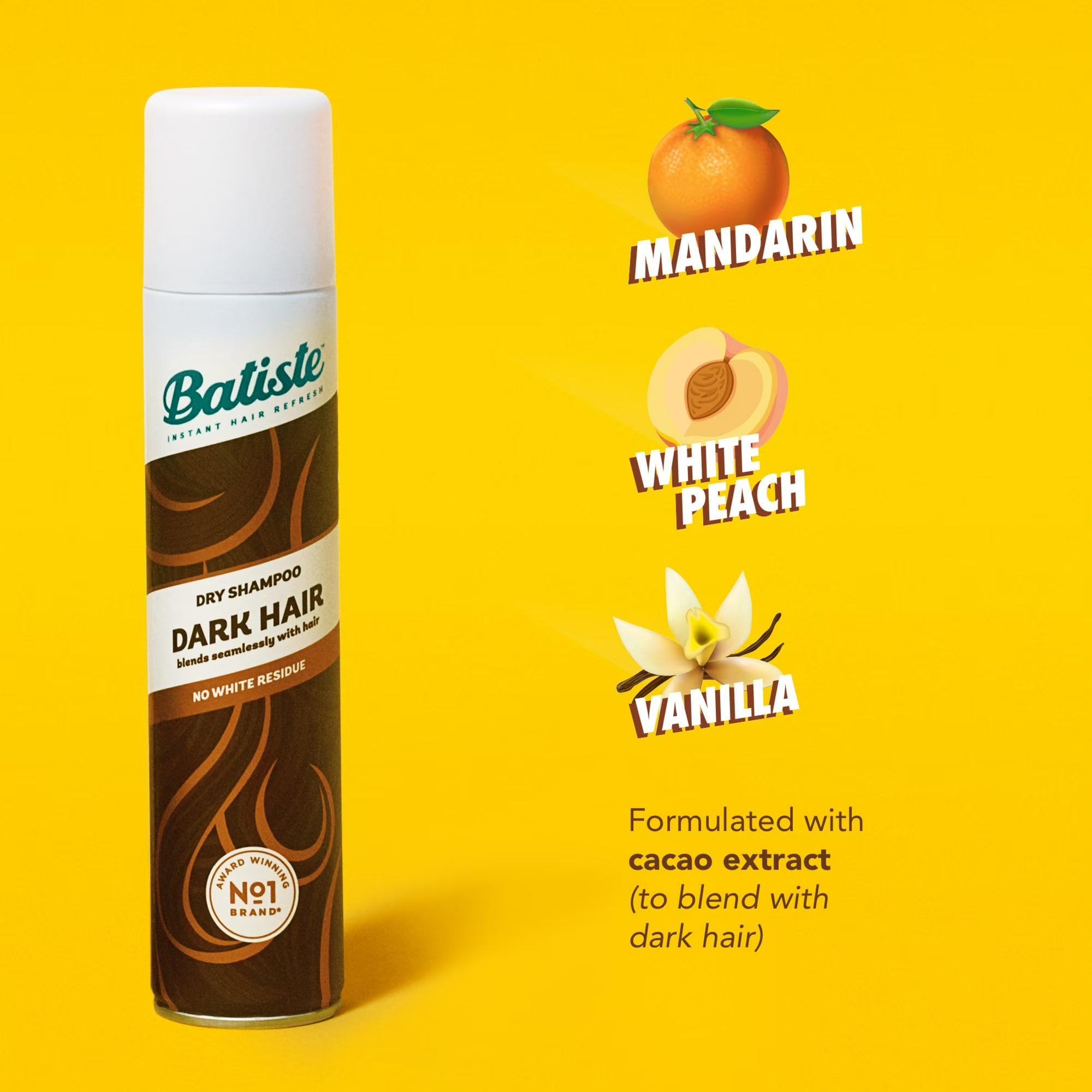 Batiste Dry Shampoo for Dark Hair, 4.23 oz