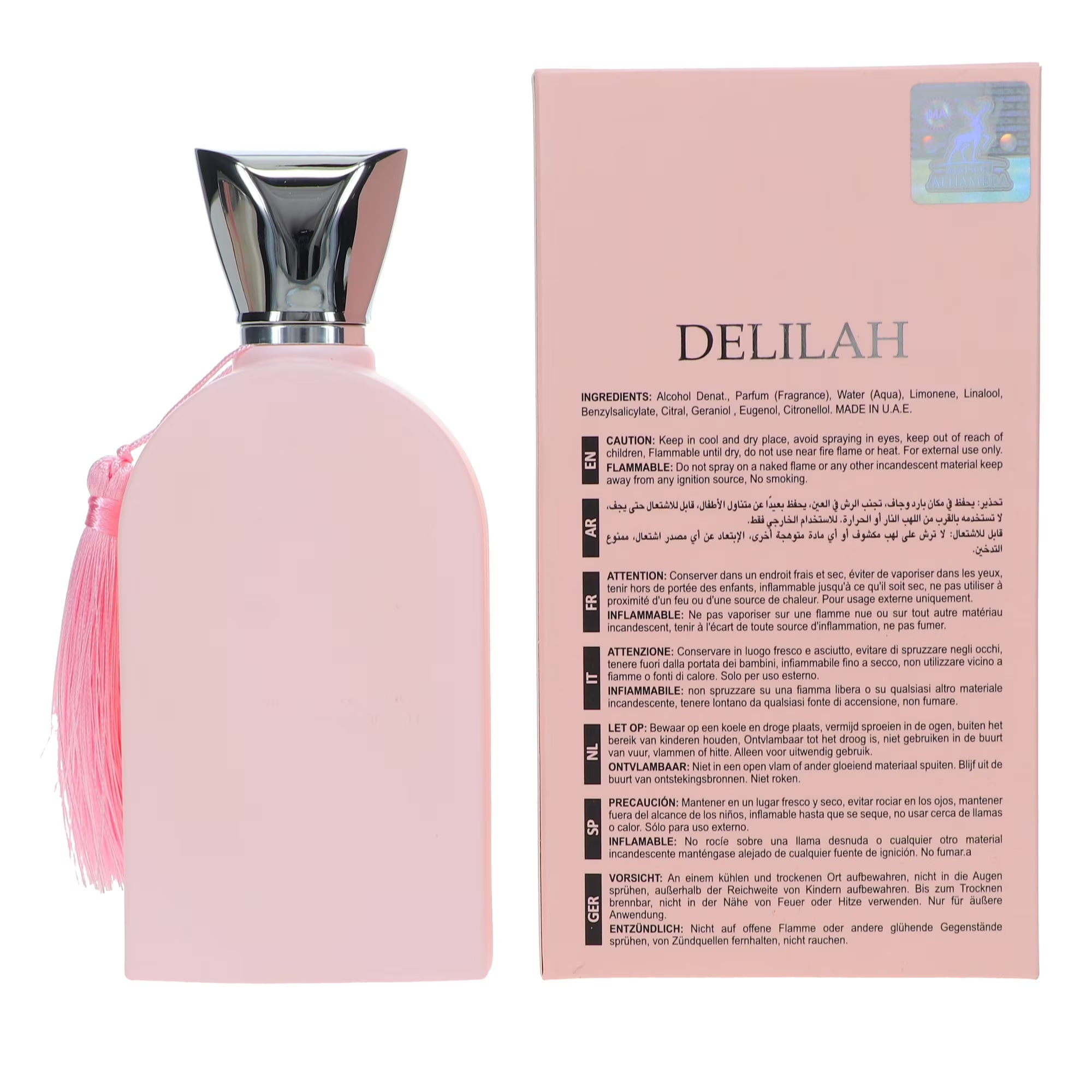 Maison Alhambra Delilah EDP Spray 3.4 oz For Women