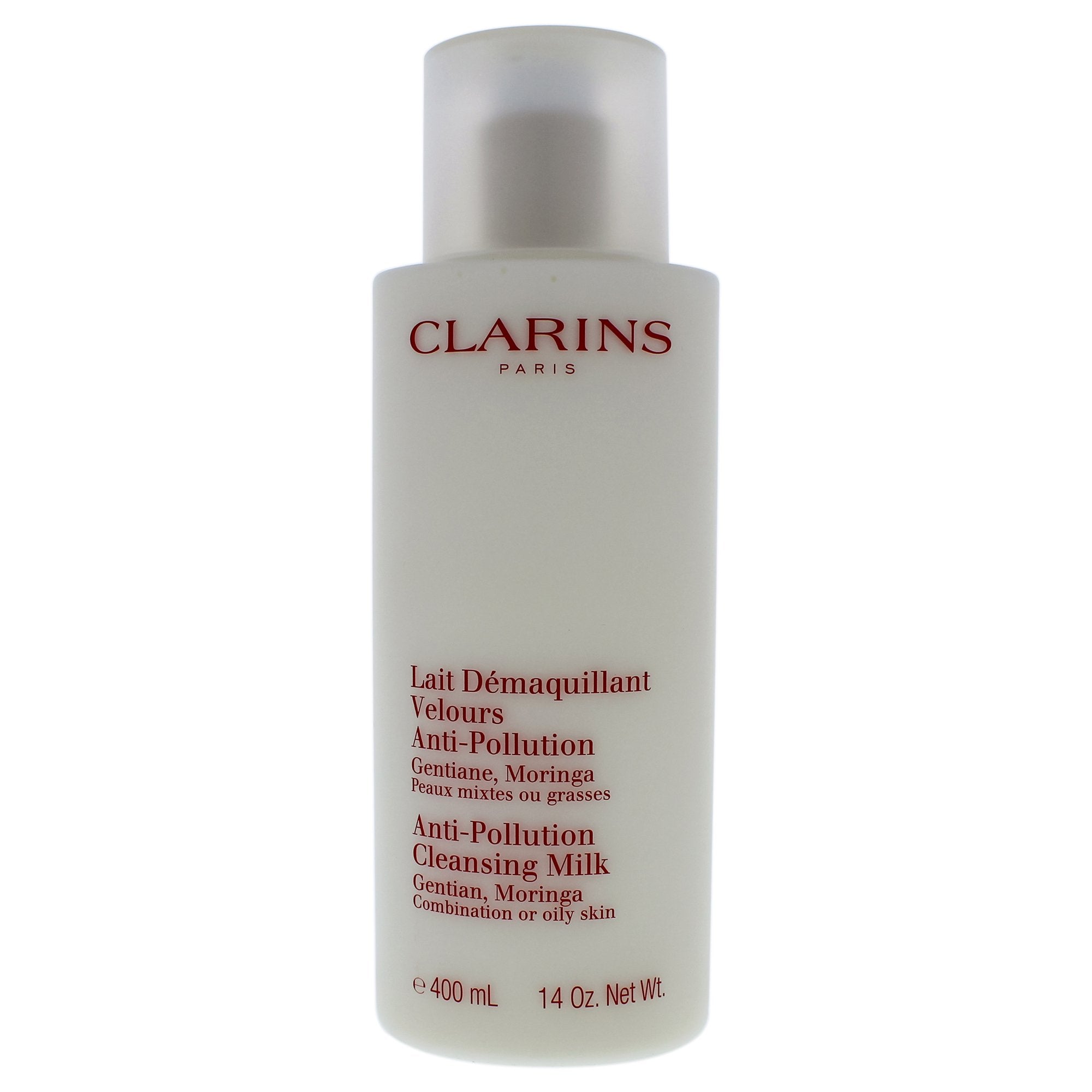 Clarins Anti-Pollution Cleansing Milk with Gentian, 14oz