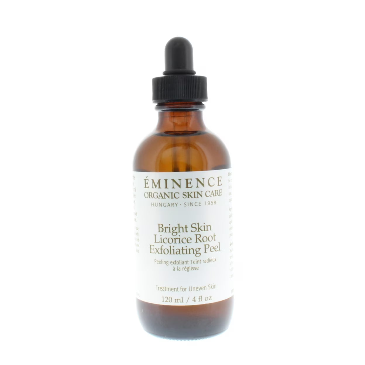 Eminence Bright Skin Licorice Root Exfoliating Peel 120ml No Box Natural Brightening