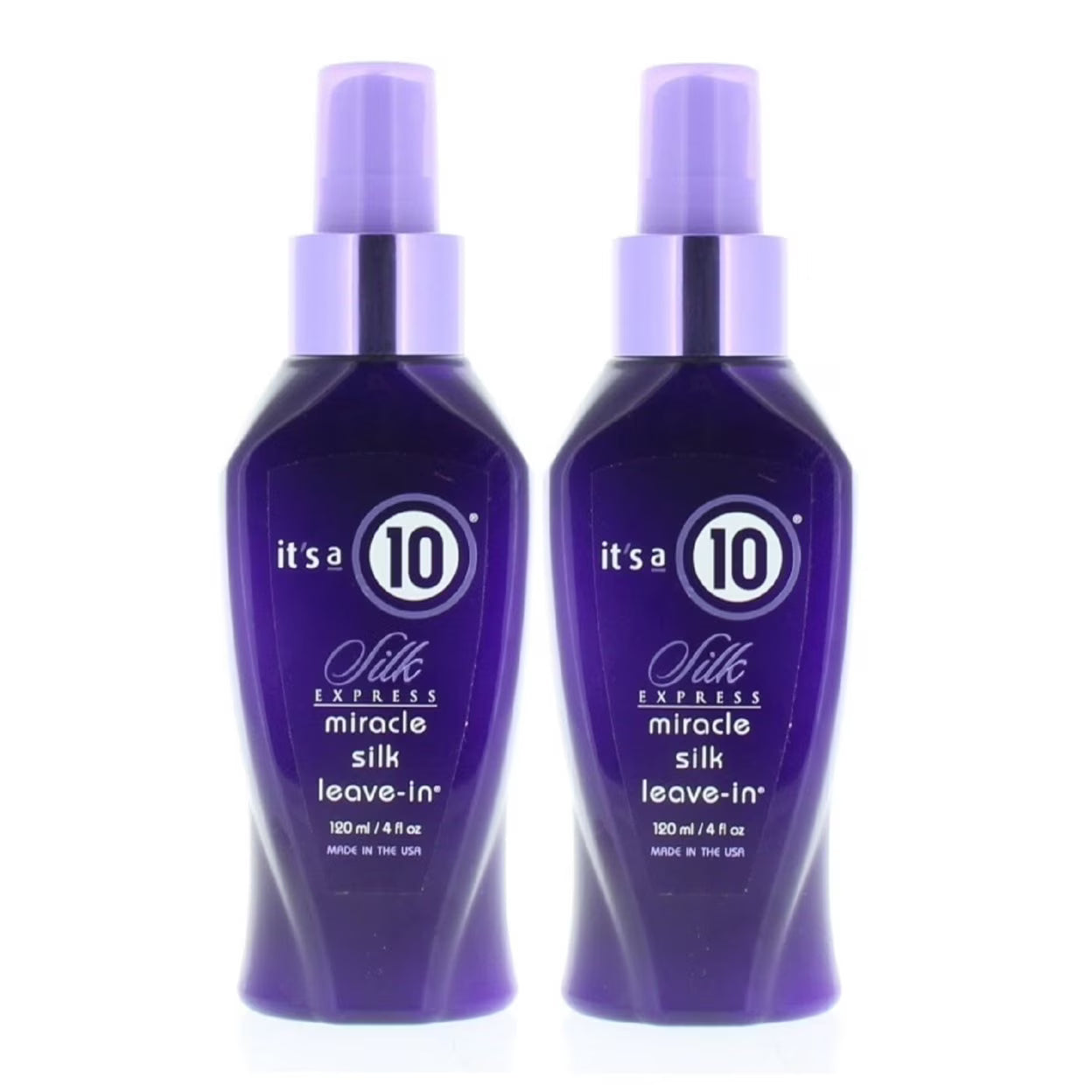 Its A 10 Silk Express Leave-In Conditioner 4oz 2 Pack Silk Protein Hydration