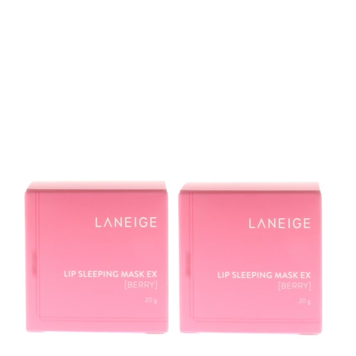 Laneige Lip Sleeping Mask Ex Berry 20g 2 Pack Leave-On Lip Moisturizer