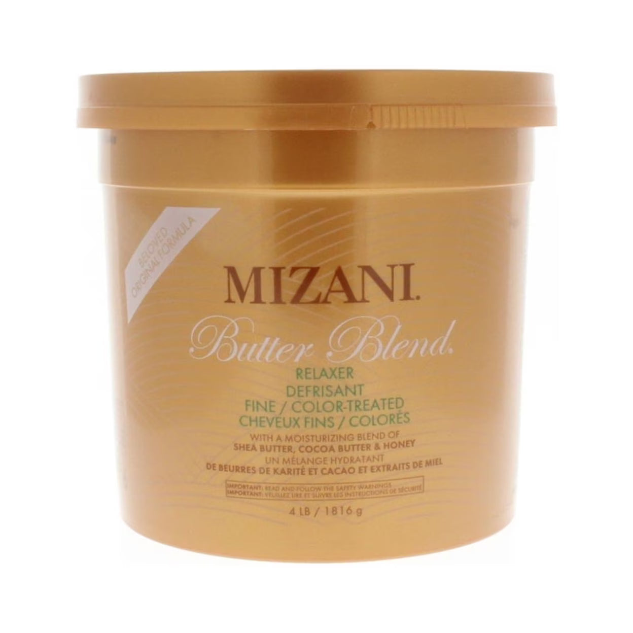 Mizani Butter Blend Relaxer Fine Color-Treated Hair 4lbs No Lye Conditioner