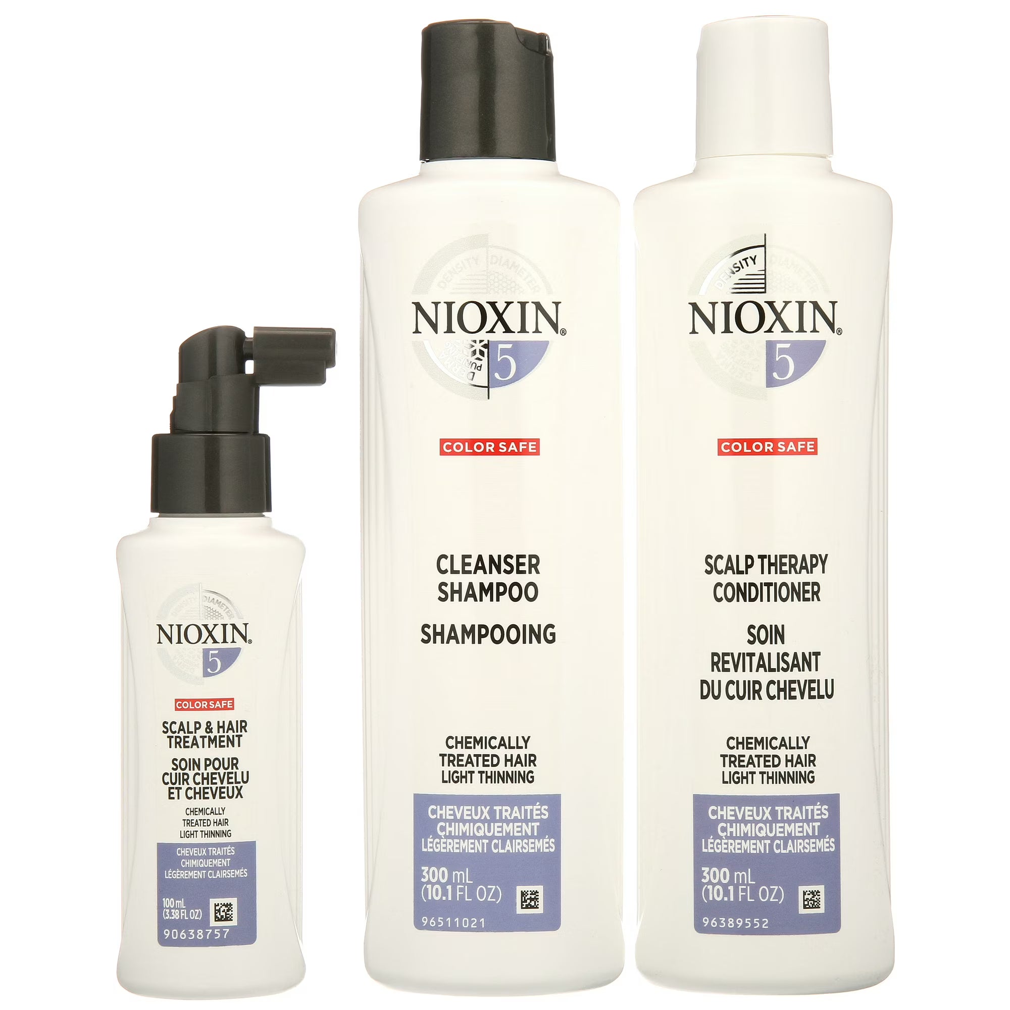 Nioxin System 5 Starter Kit - Cleanser and Scalp Therapy 10.1 oz and Scalp & Hair Treatment