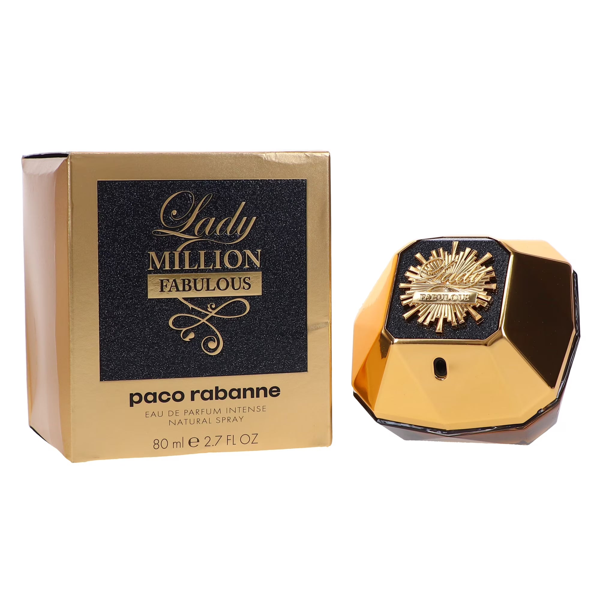 Paco Rabanne 1 Million Fabulous Women 2.7 Oz Eau De Parfum Intense Spray Box By Paco Rabanne