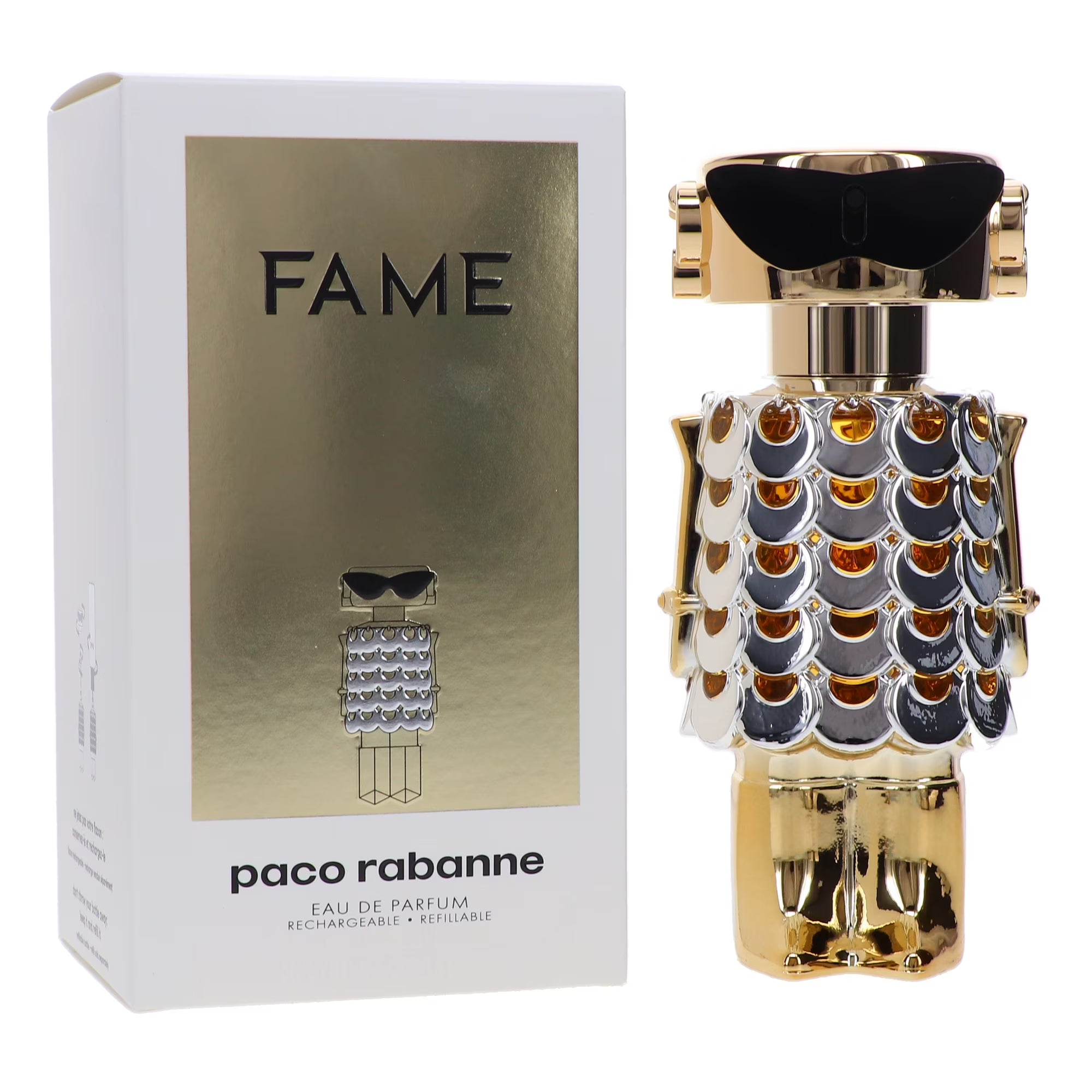Paco Rabanne Fame Eau De Parfum Refillable for Women 2.7 oz