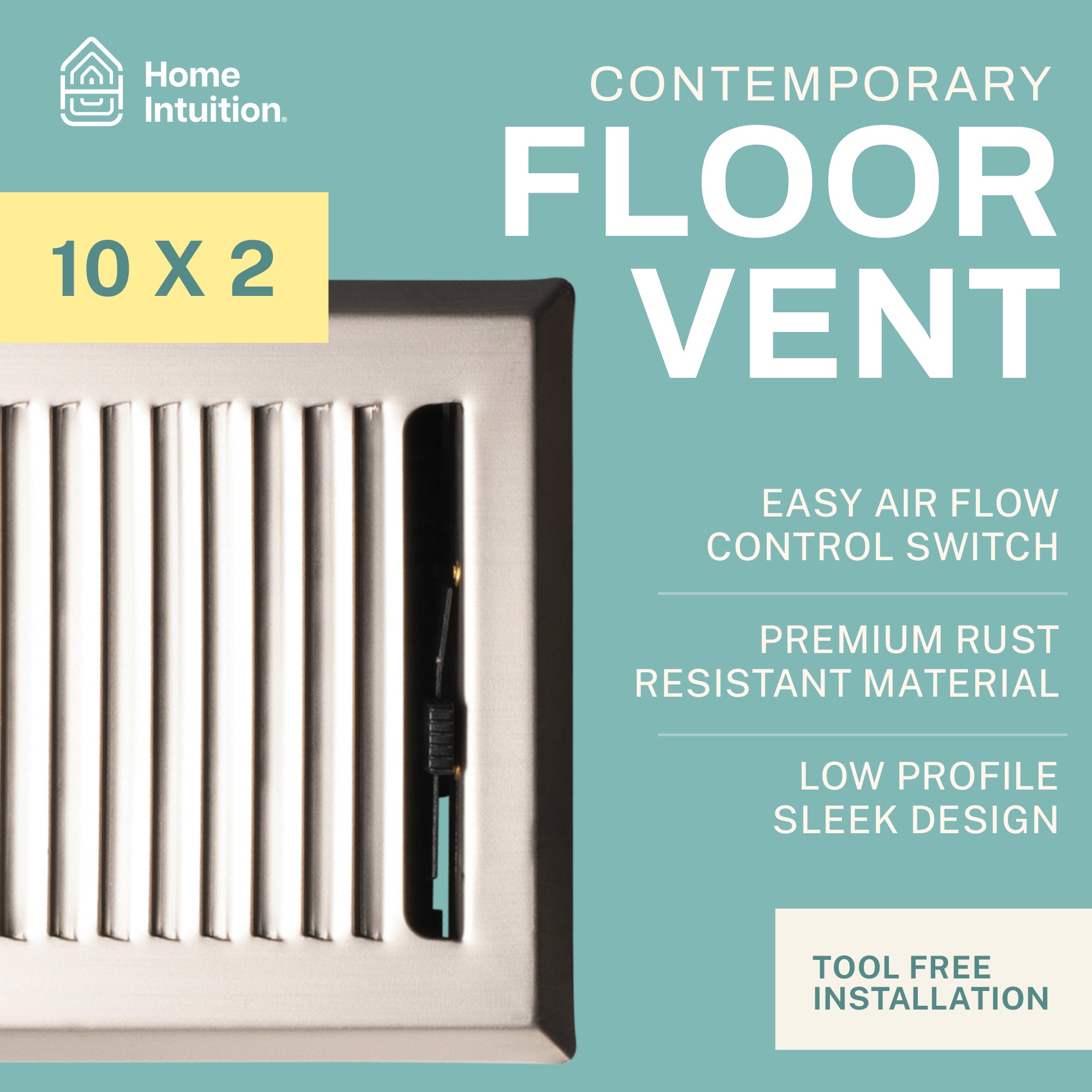 Floor Vent Cover, Metal Register