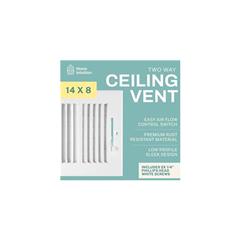 1-Way Ceiling & Wall Air Vent Register