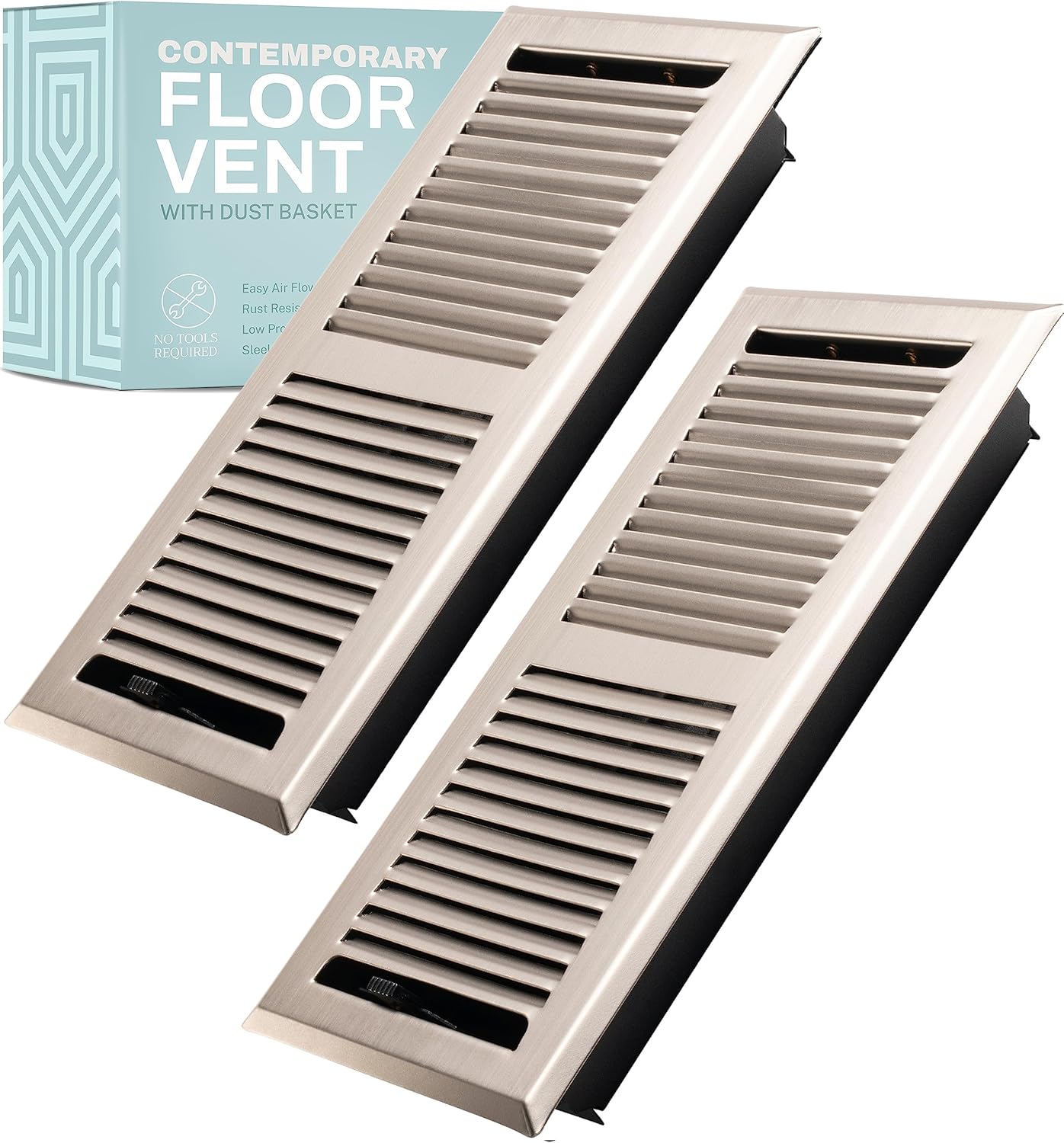 Floor Vent Cover, Metal Register