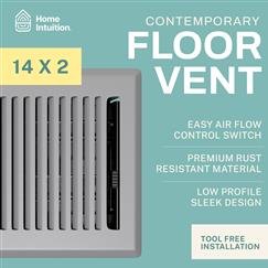 Floor Vent Cover, Metal Register