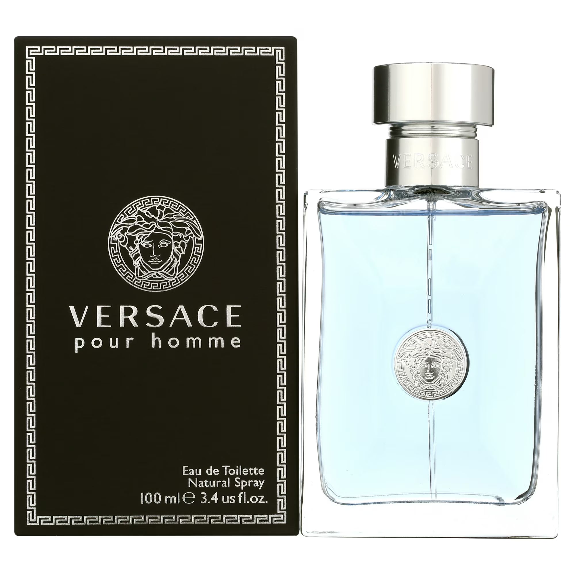 Versace Pour Homme Eau de Toilette ,Cologne Spray for Men