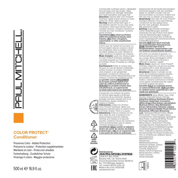 Paul Mitchell Color Protect Conditioner 16.9 oz.