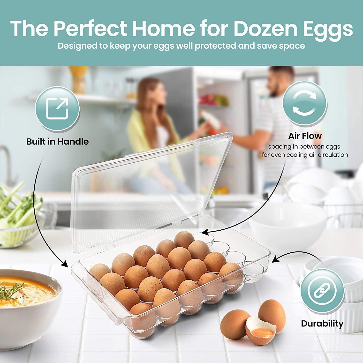 Plastic Lazy Susan Turntable Food Storage Container