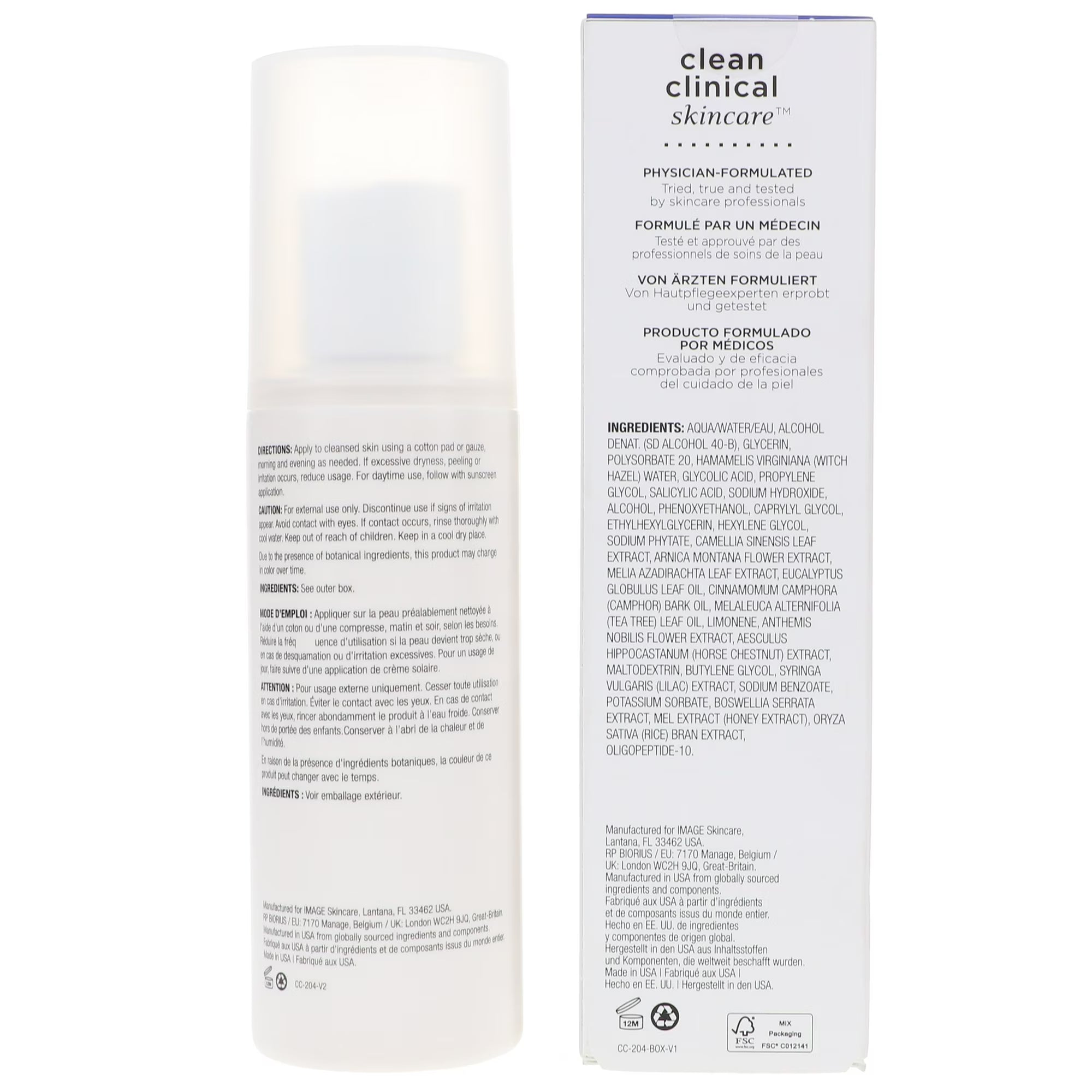 Image Clear Cell Salicylic Clarifying Tonic - 4 oz
