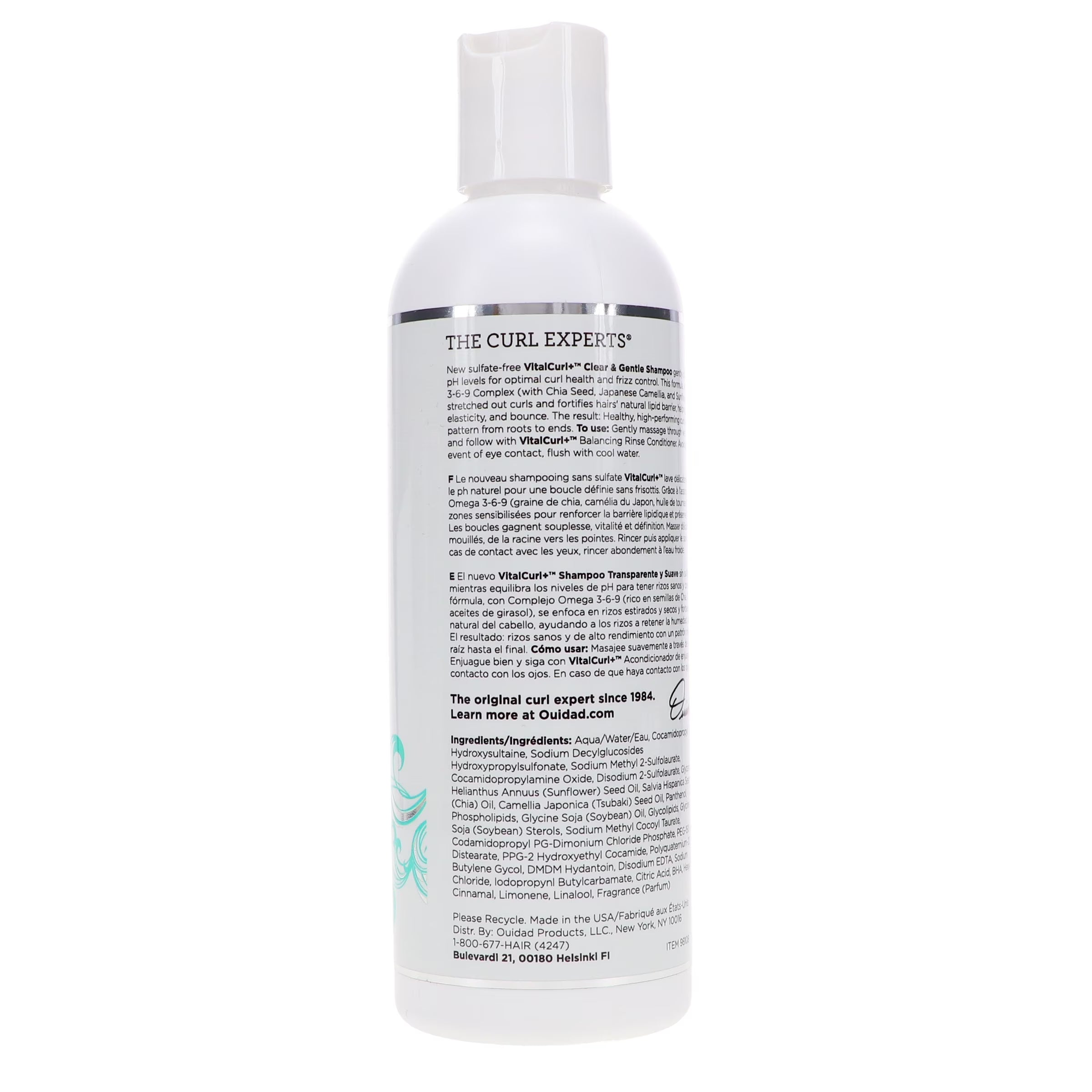 OUIDAD Classic Curls VitalCurl+ Clear & Gentle Shampoo 8.5oz/250ml
