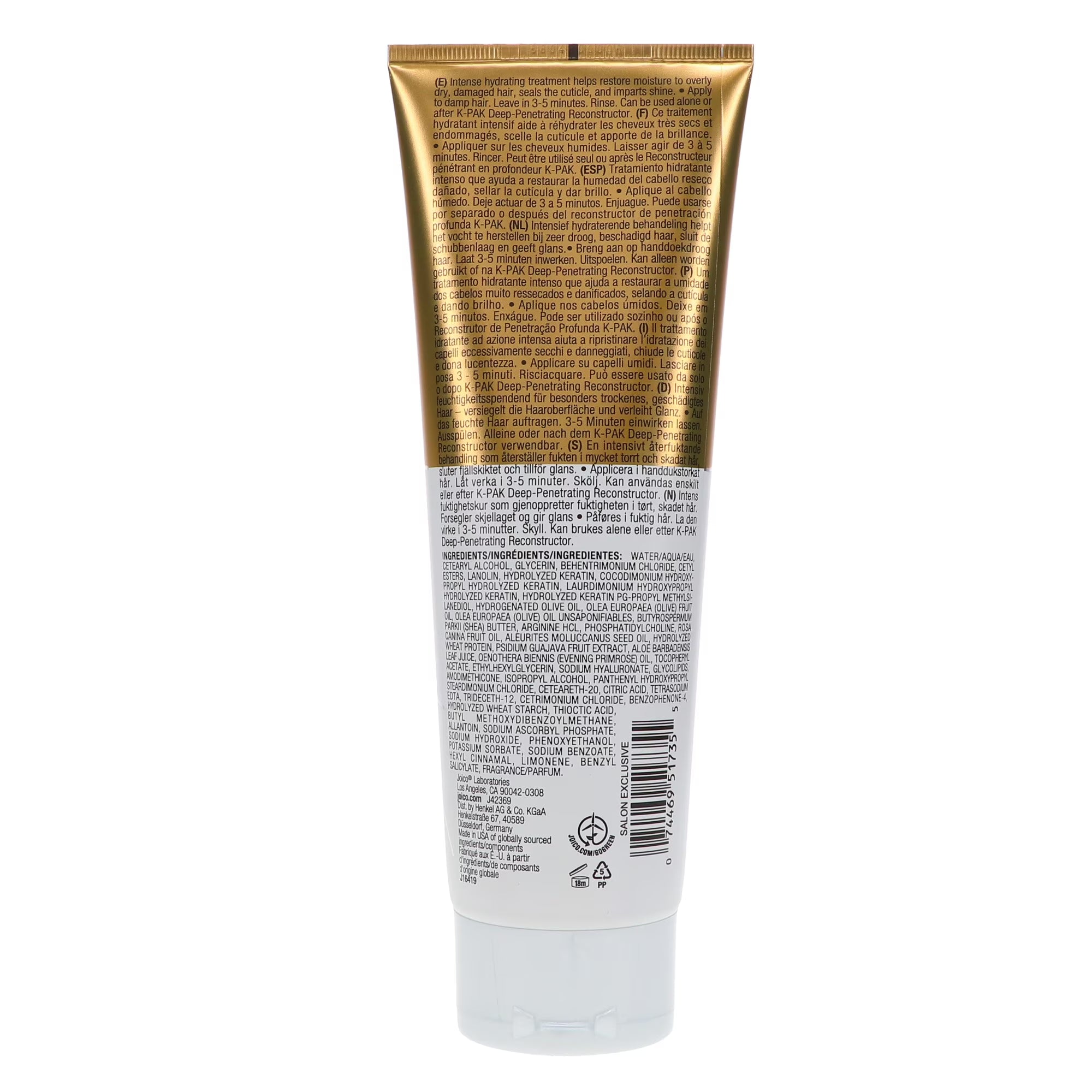 Joico K-Pak Intense Hydrator Treatment 8.5 oz