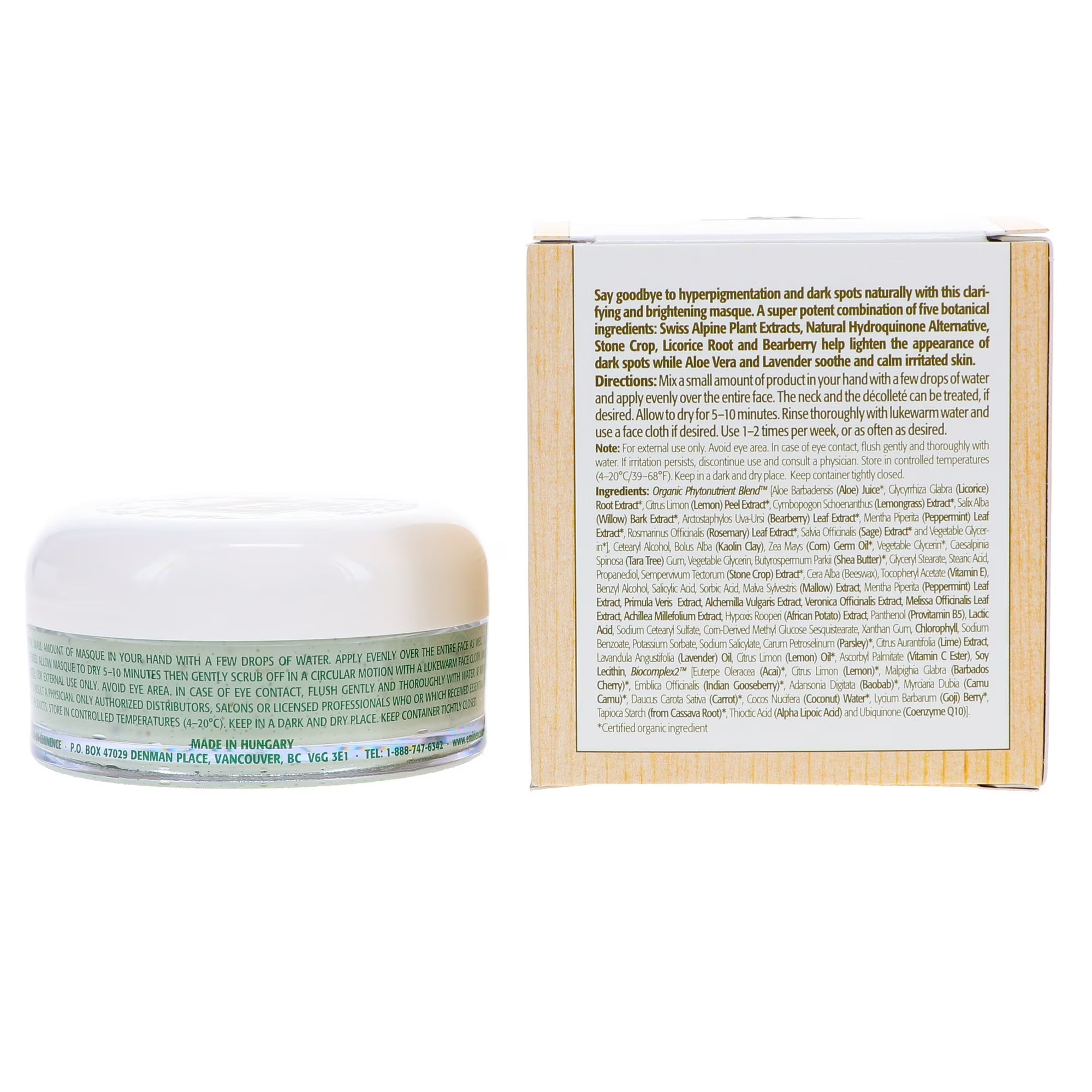 Eminence Bright Skin Masque 2 oz