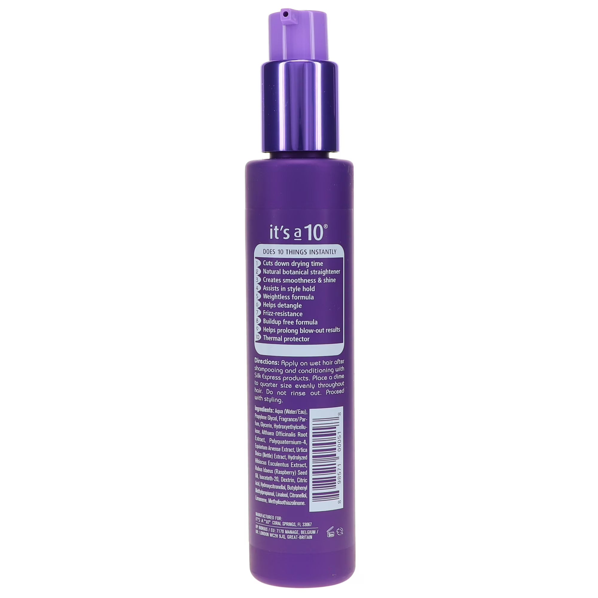 It's a 10 Miracle Silk Express Smoothing Balm, 5 Oz