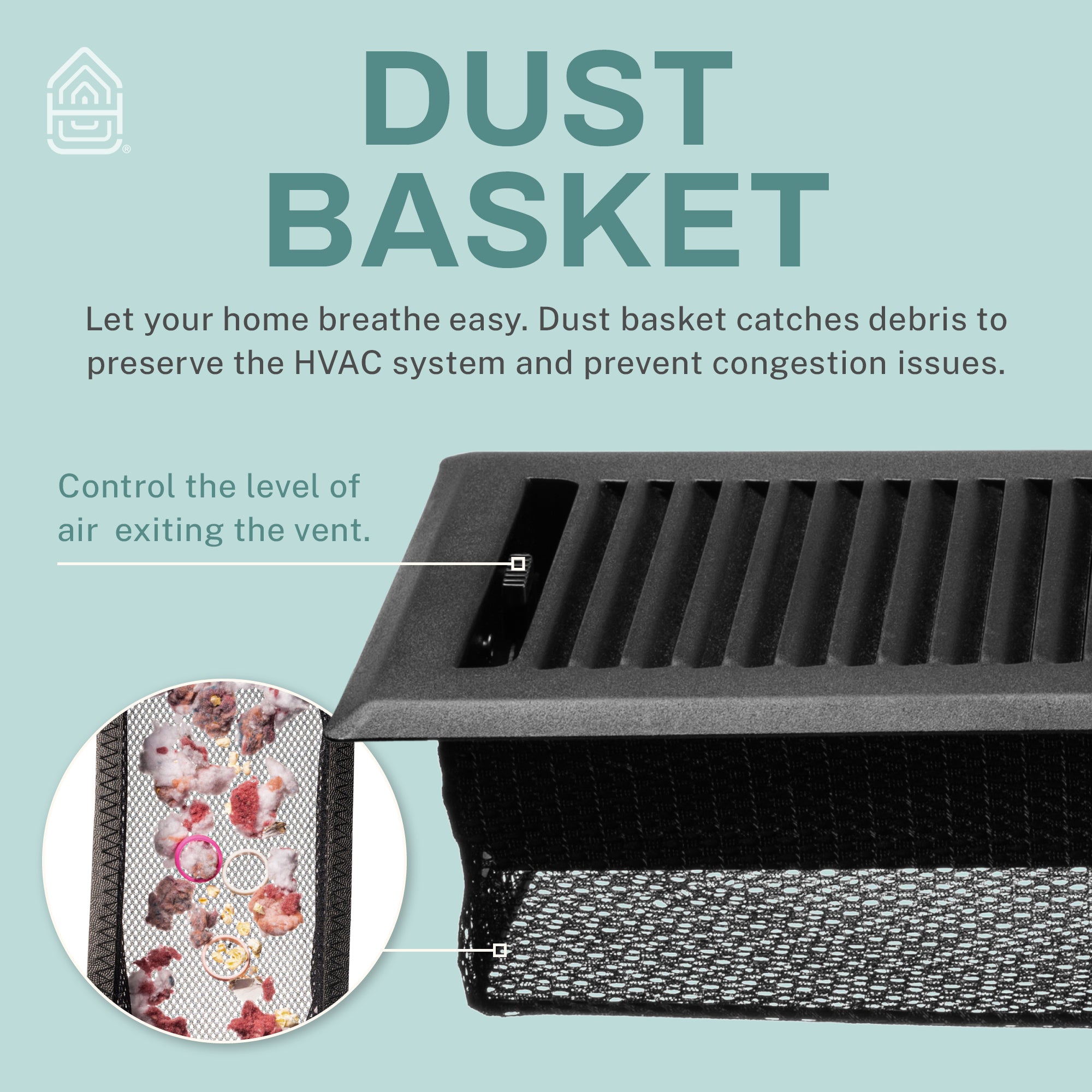 Floor Vent Cover, Metal Register