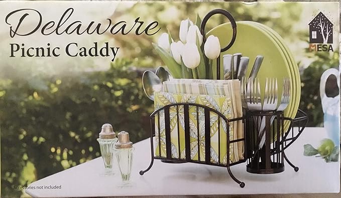 Flatware Organizer and Picnic Caddy Carry All