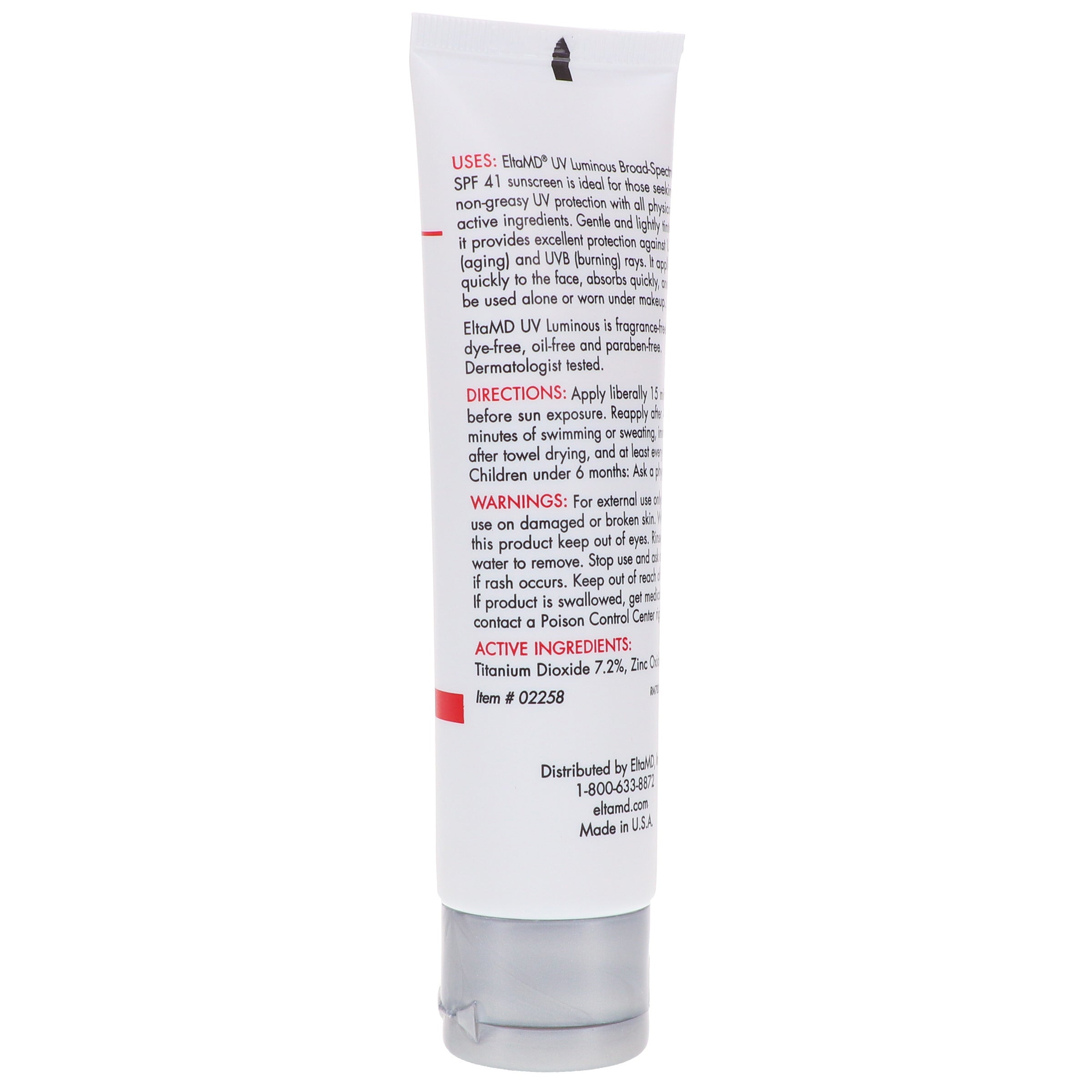 Elta MD UV Luminous Broad Spectrum SPF 41 1.7 oz