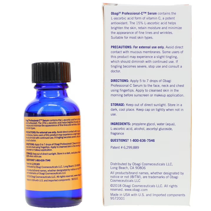 Obagi Professional-C Vitamin C Facial Serum 15%, 1 fl. oz.