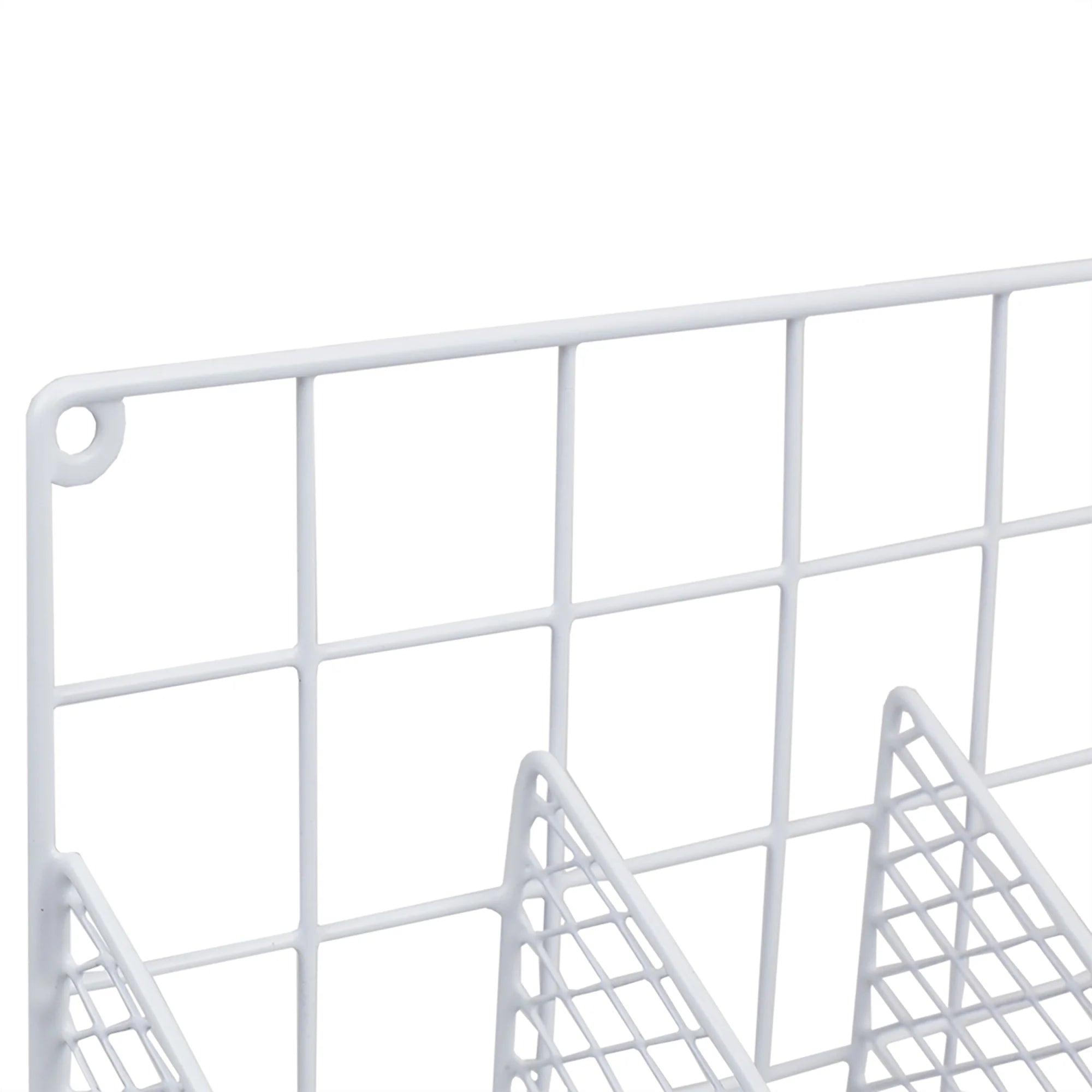Home Basics SS30367-6 Organizer Stainless Steel Rust Resistant, Perfect for Food Storage, Silver Foil, Wax Paper, Sandwich Bags, Plastic Wrap-Mounts
