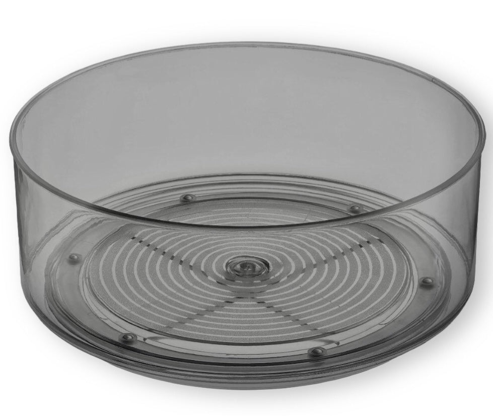 Plastic Lazy Susan Turntable Food Storage Container