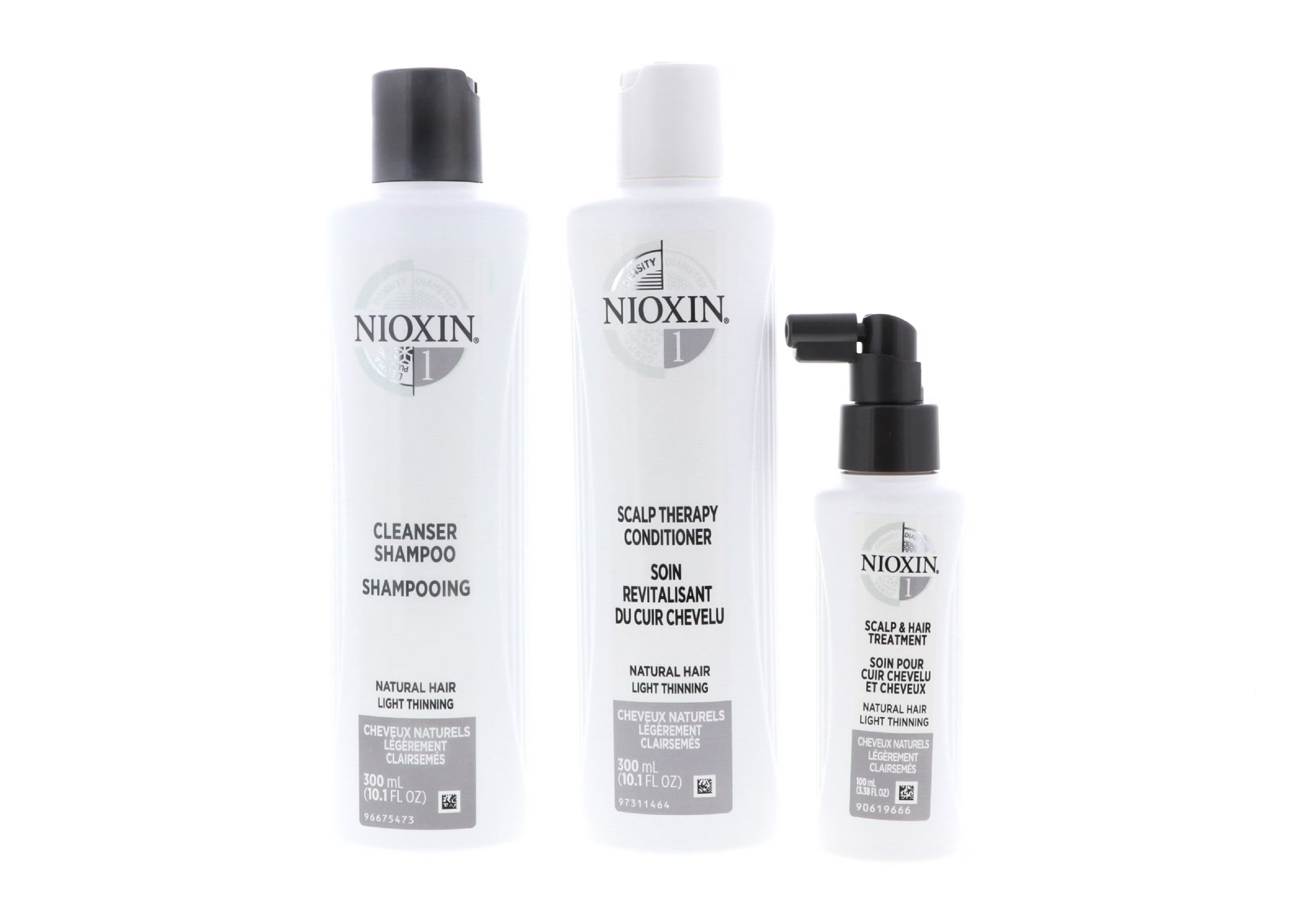 Nioxin Hair System Kit 1 Cleanser 10oz , Therapy 5oz and Treatment 3.3oz (Small)