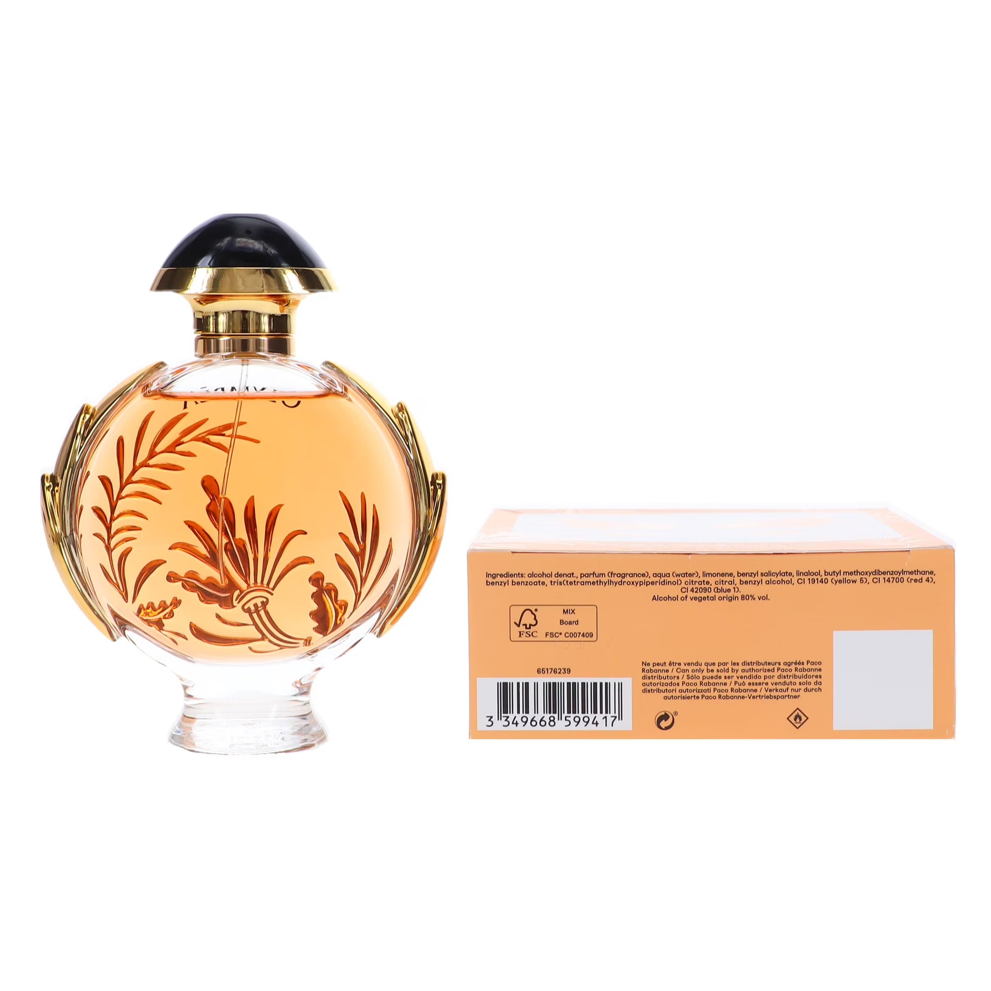 Paco Rabanne Olympea Solar Eau De Parfum Intense for Women 2.7 oz