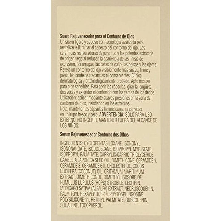 Elizabeth Arden Ceramide Capsules Daily Youth Restoring Eye Serum, 60 Ct