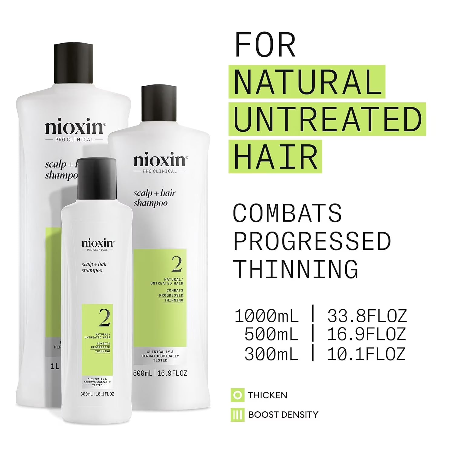 Nioxin Scalp + Hair Thickening System 2 Shampoo