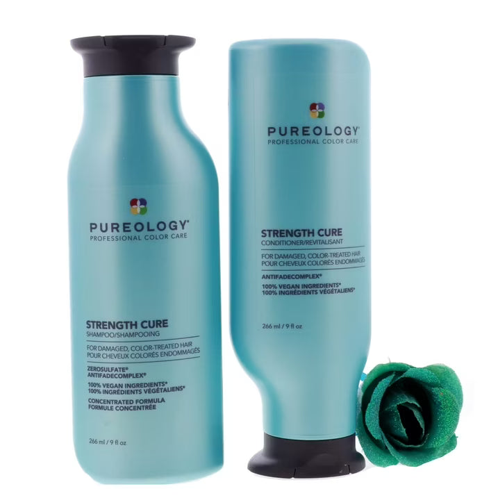 Pureology Strength Cure Shampoo and Conditioner 9oz/266ml Combo