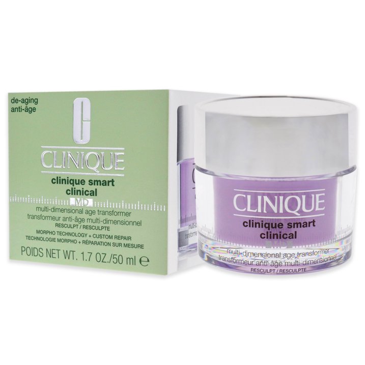 CLINIQUE CLINIQUE SMART CLINICAL ANTI AGING CREAM 1.7 OZ CLINIQUE/SMART CLINICAL MD MULTI-DIMENSIONAL AGE TRANSFORMER RESCULPT 1.7 OZ