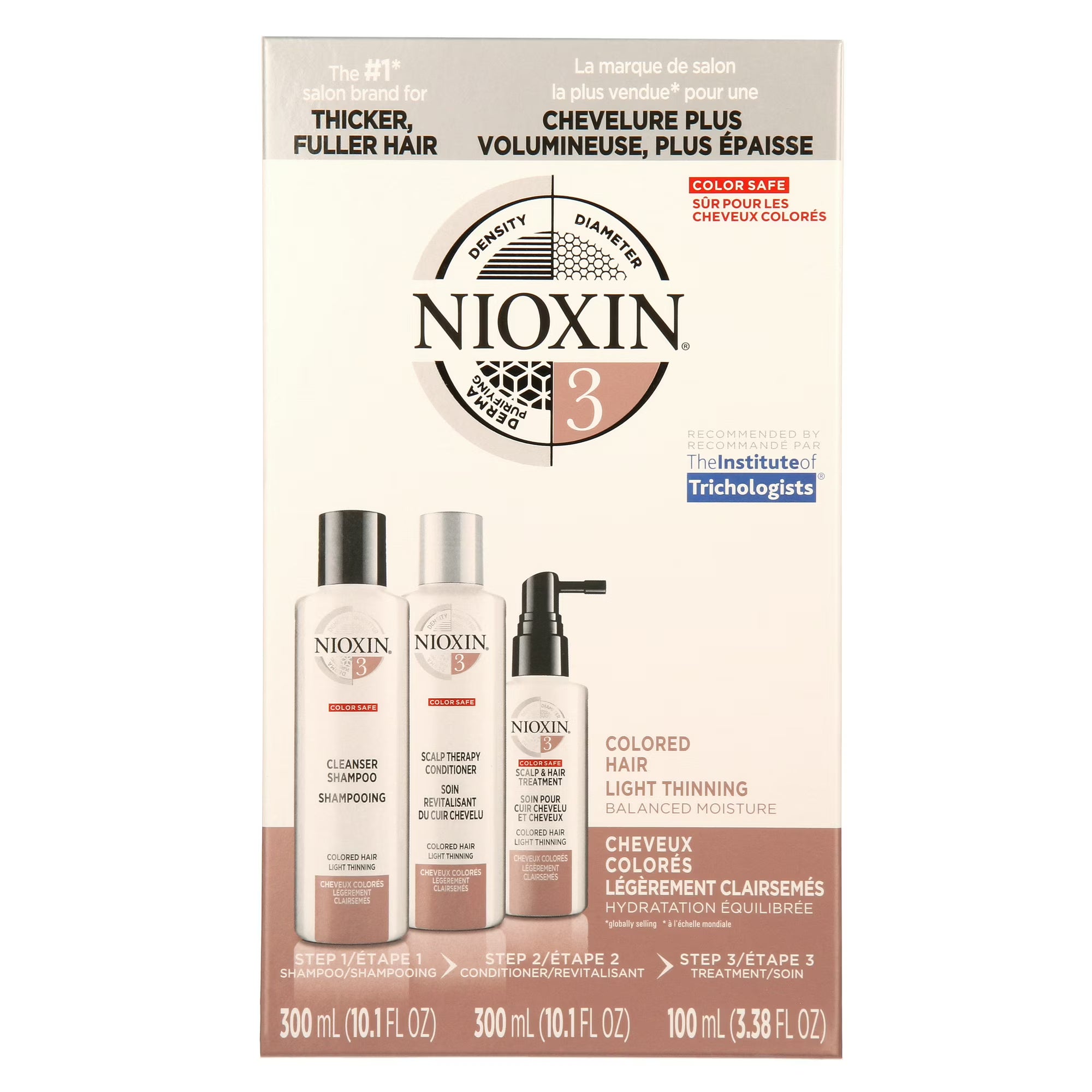 Nioxin System 3 Colored Hair Light Thinning Kit