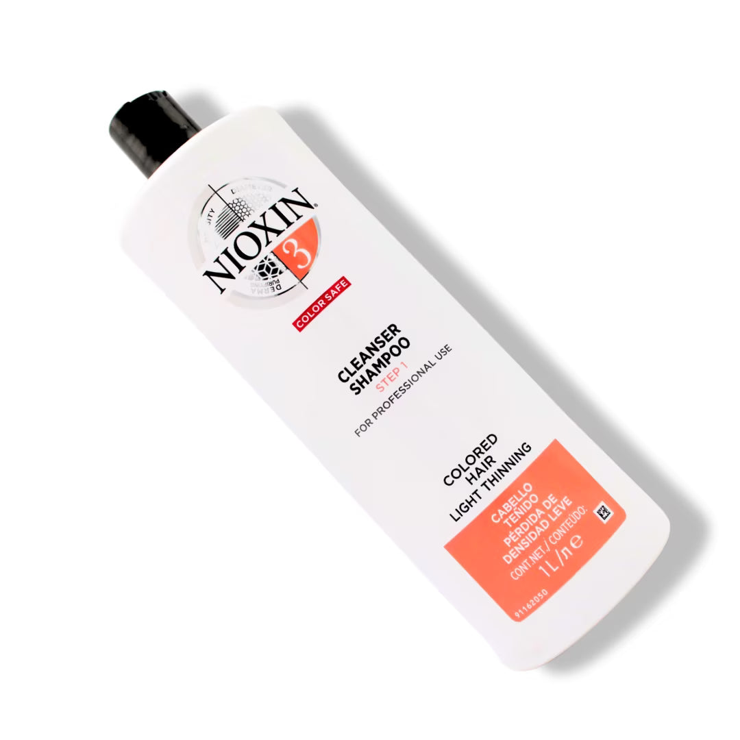 Nioxin System 3 Cleanser Shampoo, for Light Thinning Colored Hair