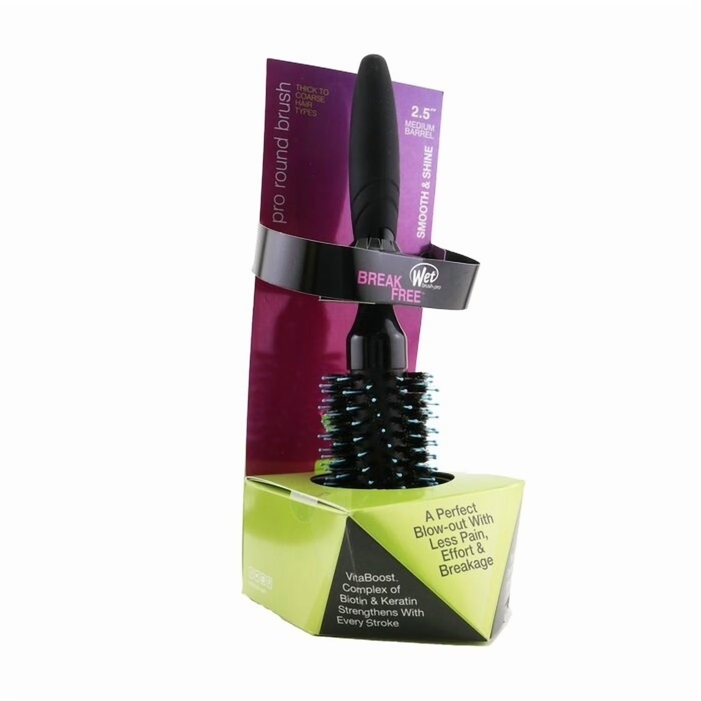 Wet Brush Pro Smooth & Shine Round Brush - 2.5 Thick to Coarse Hair
