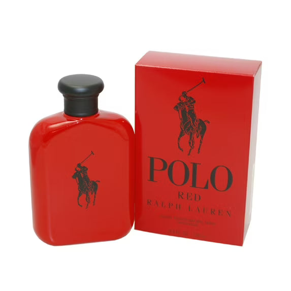 Ralph Lauren Polo Red Eau de Toilette, Cologne for Men, 4.2 fl oz