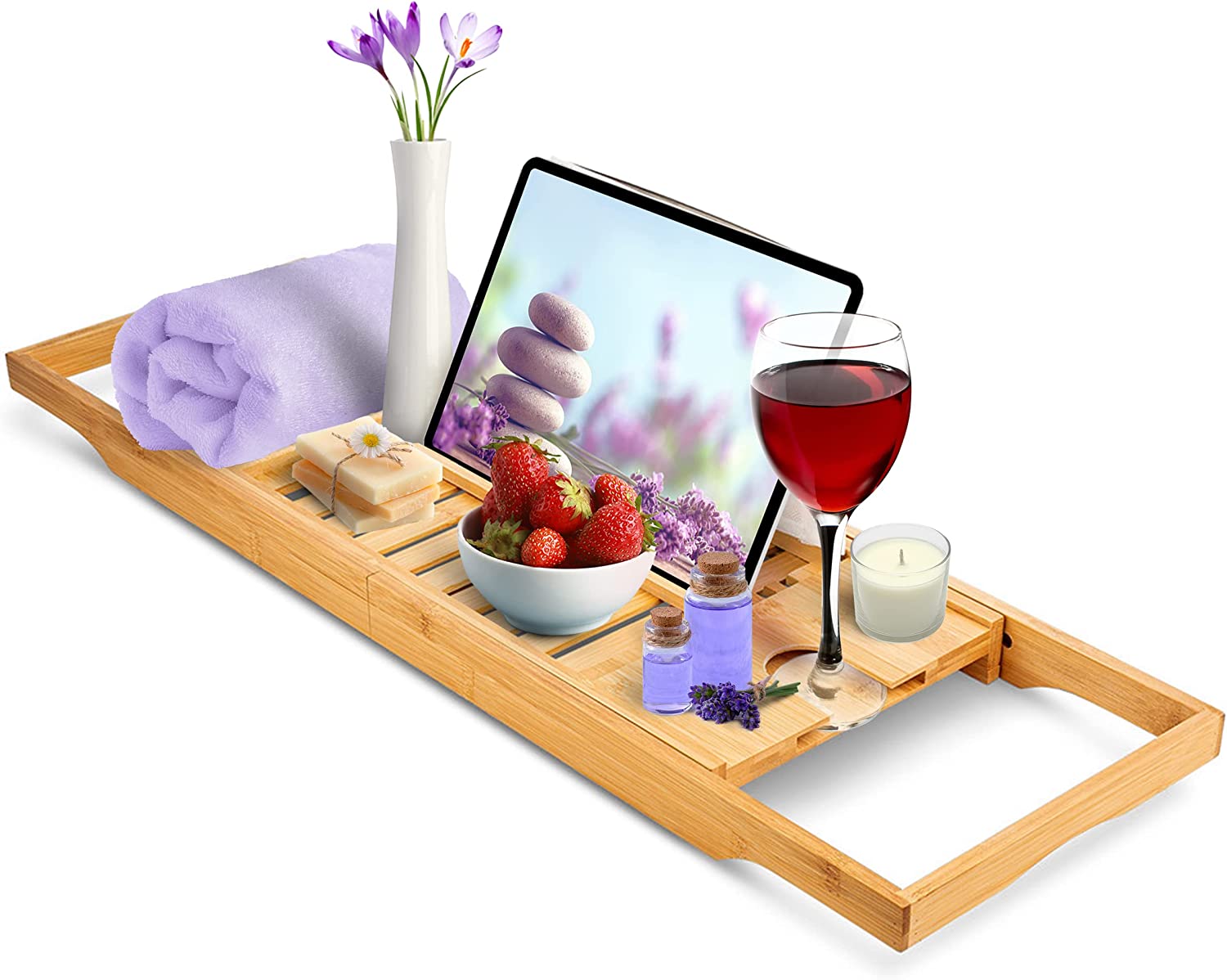 Bamboo Bathtub Tray