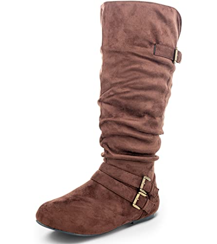 Beverly-Brown Suede-8W