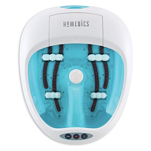 HoMedics Foot Salon Pro Footbath, Heat Boost, Massage, 4 Attachments, Splash Guard